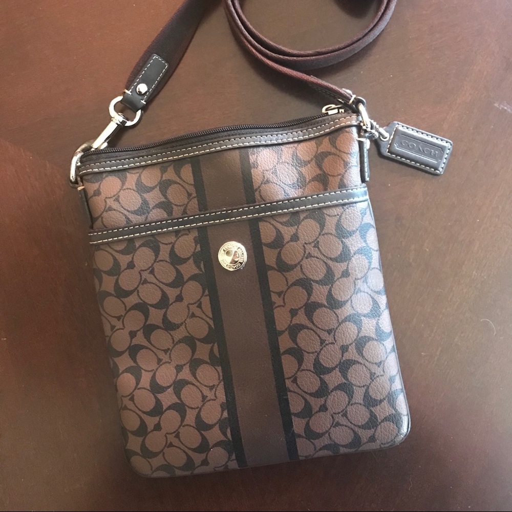 Coach Crossbody Bag Brown - Picture 2 of 7